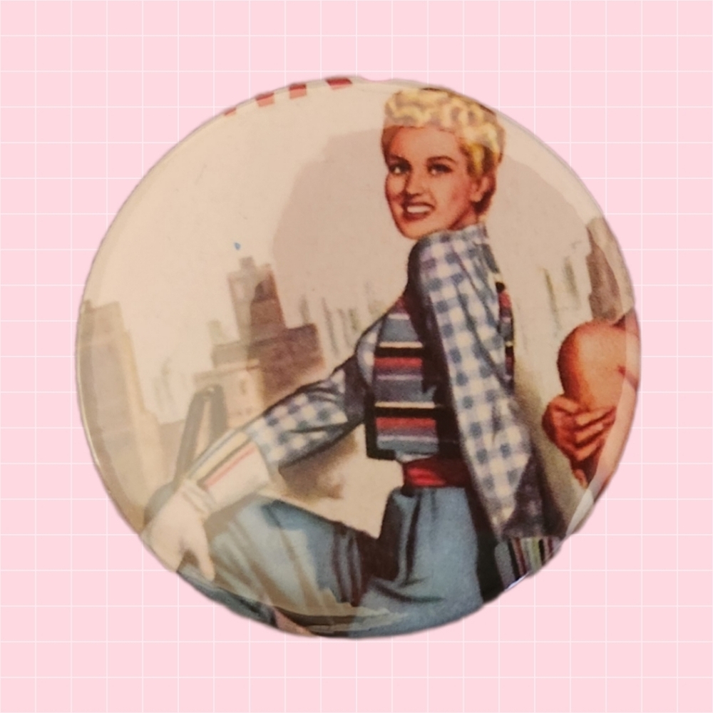 How to Marry a Millionaire Betty Grable 2" Pin